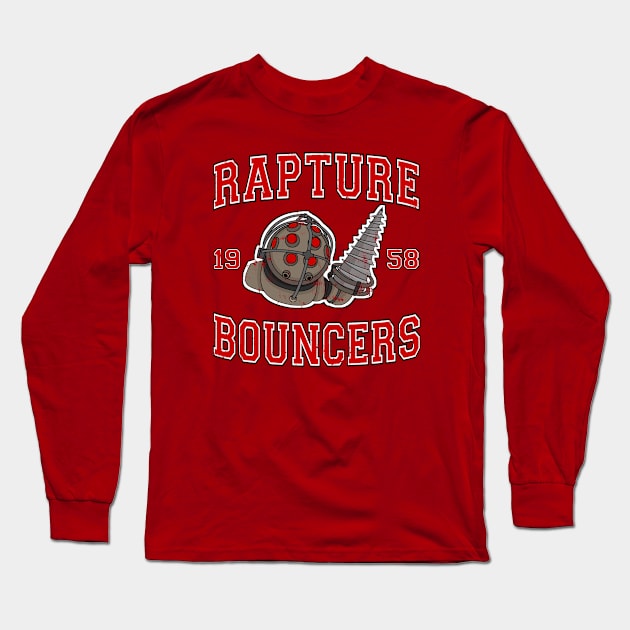 Rapture Bouncers Long Sleeve T-Shirt by adho1982